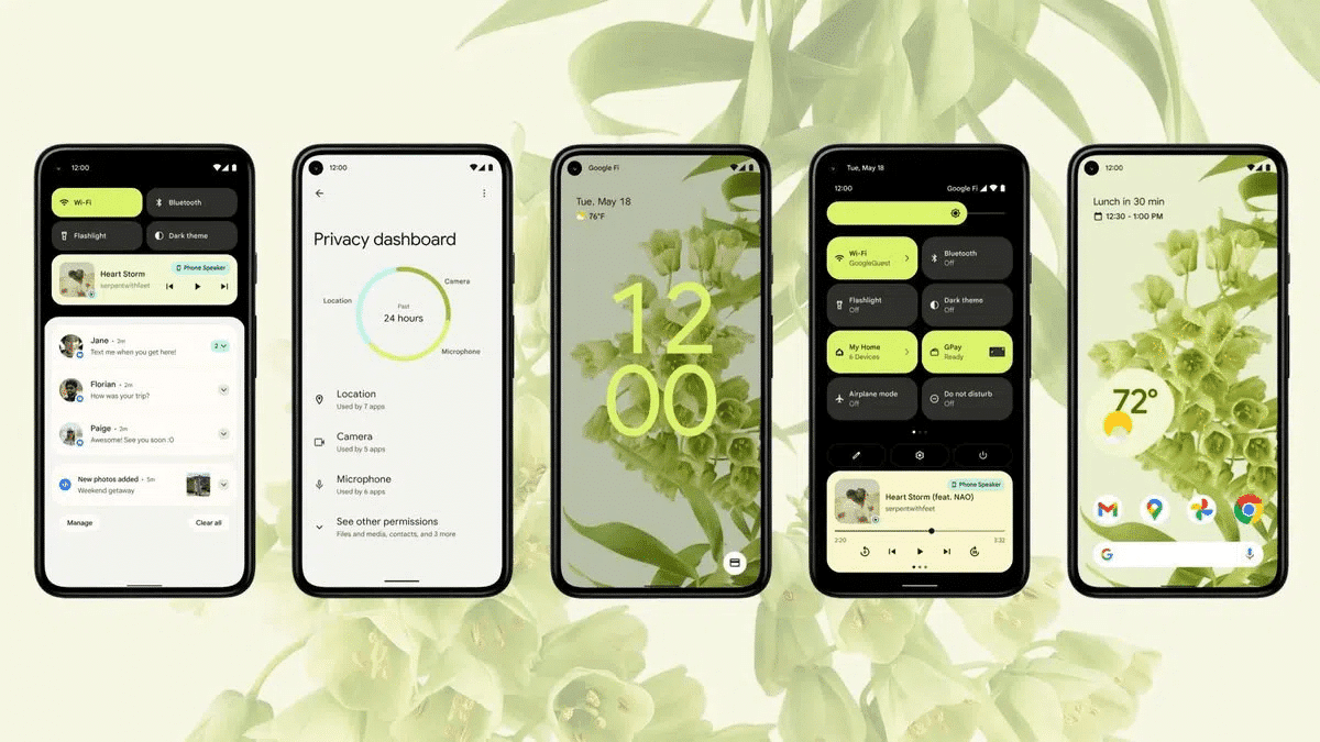 Android 12 Güncellemesi Alacak Telefonlar
