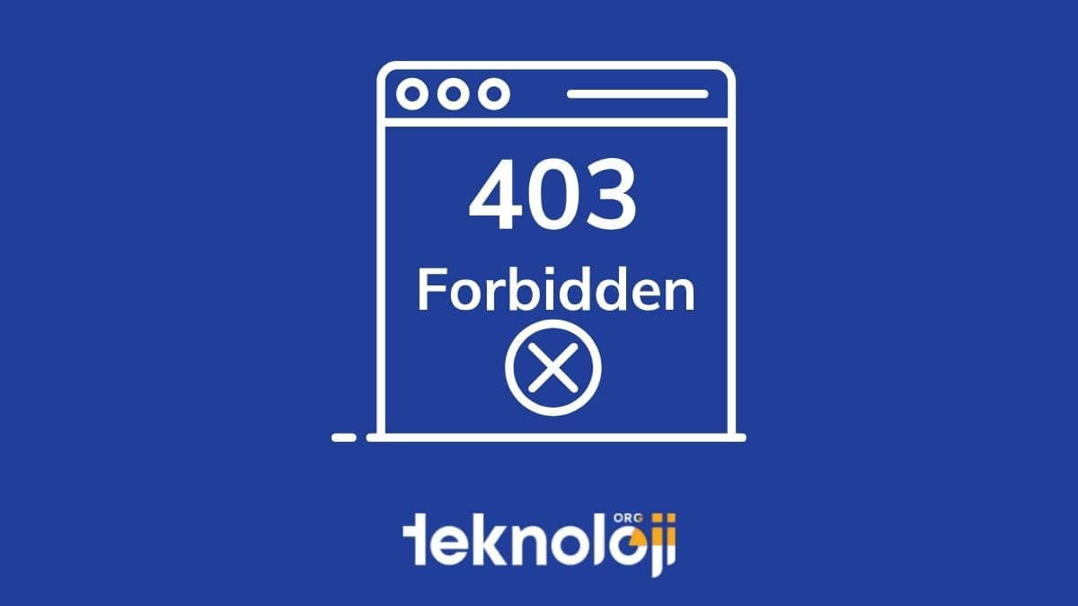 403 Forbidden Nedir
