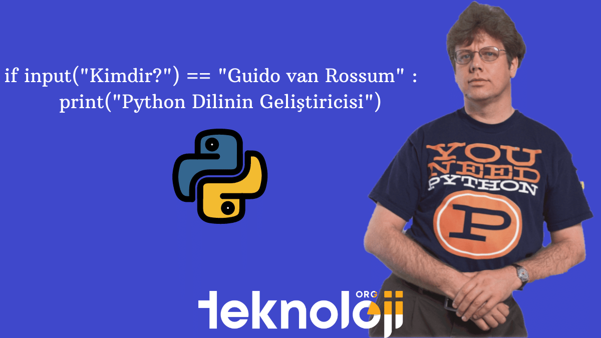 Guido van Rossum Kimdir? Python'un Yaratıcısı