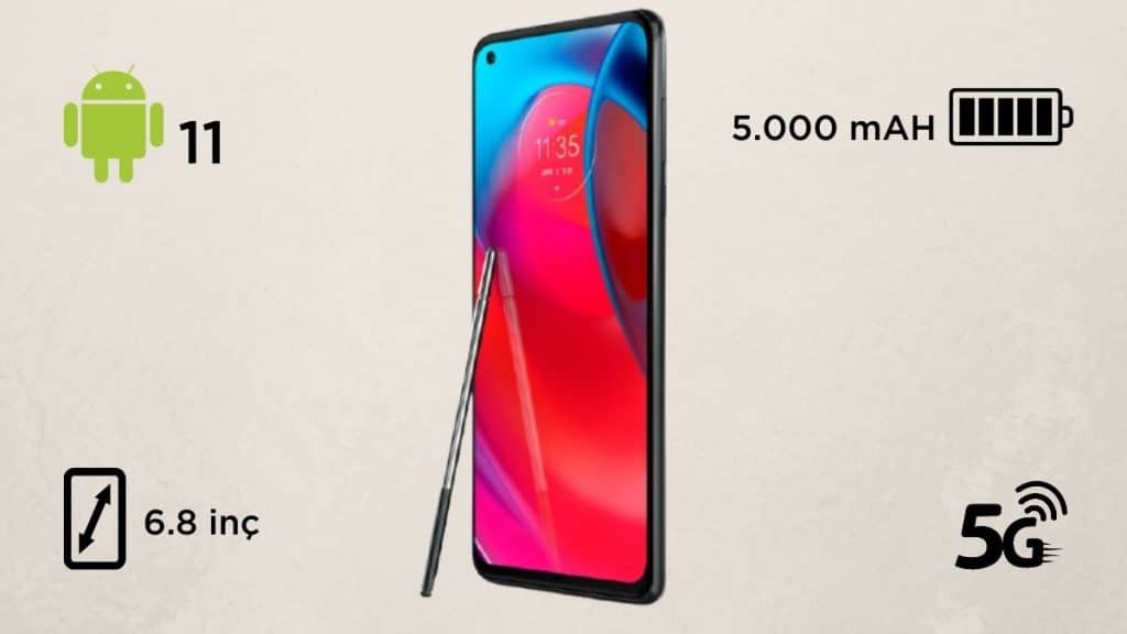 motorola stylus 5g özellikleri