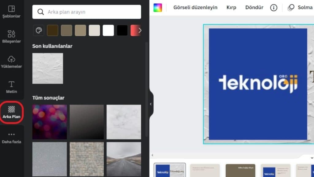 Slayt için Arka Plan Ekleme Canva ile Slayt Nasıl Yapılır - 5