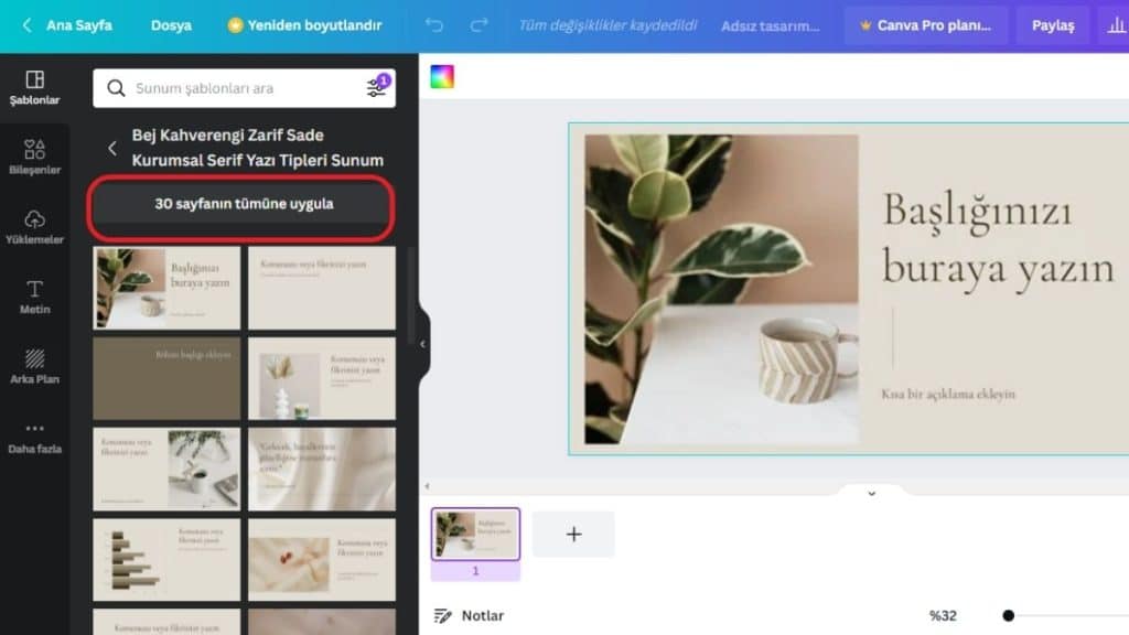 Sunum Seçimini Uygulama Canva ile Slayt Nasıl Yapılır - 2